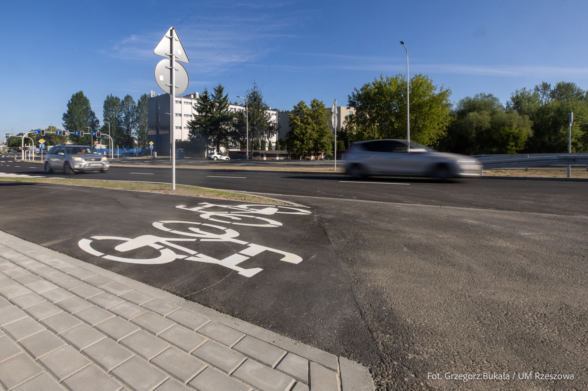 zdjęcie z pierwszego odcinka Wisłokostrady, fot. Grzegorz Bukała, Urząd Miasta Rzeszowa